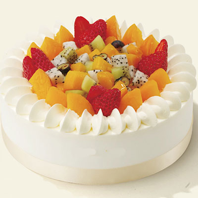 fruits & cream cake to city